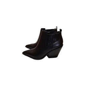 Franco Sarto Black Ankle Boots